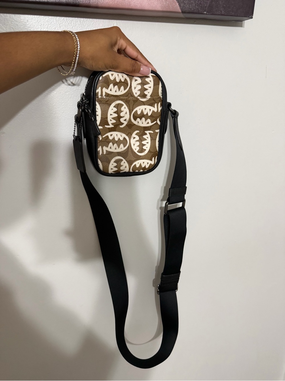 Coach x Guang Yu Mini Crossbody Bag | Signature Canvas Graphic Print - Picture 2 of 8